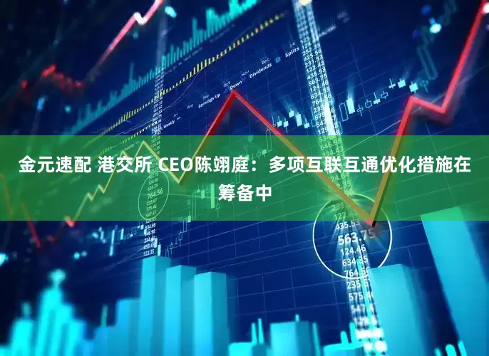 金元速配 港交所 CEO陈翊庭：多项互联互通优化措施在筹备中